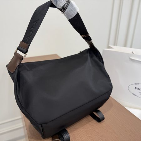 Prada Nylon Messenger Bag - Image 9