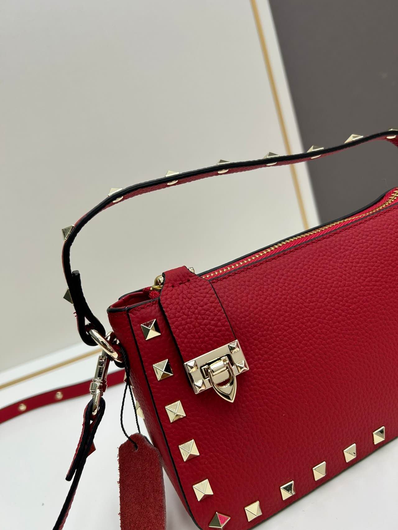 Valentino Garavani Rockstud Shoulder Bag Women Red - Image 6