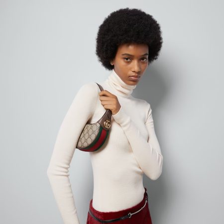 Gucci Ophidia Canvas & Leather Shoulder  Bags - Image 2