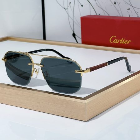 Cartier Metal Color Matching Mirror Legs Sunglasses Top quality - Image 1