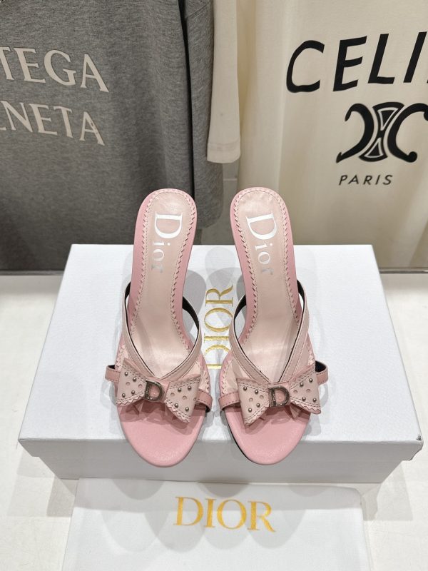Dior bow Heels