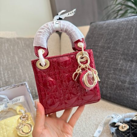 Dior Lady mini three-grid bag - Image 3