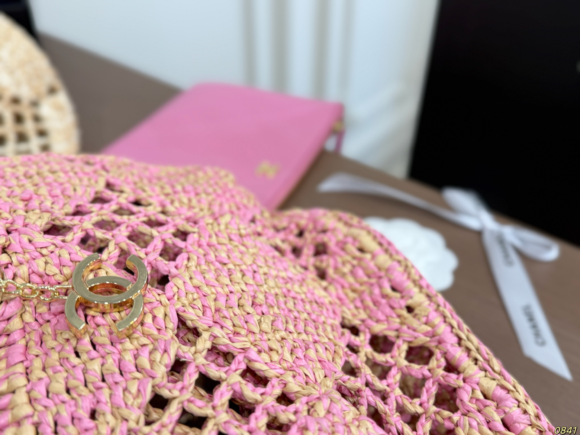 Chanel Straw Bag - Image 4