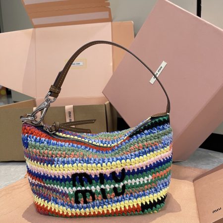 Miu Miu Crochet Pouch 10A - Image 1