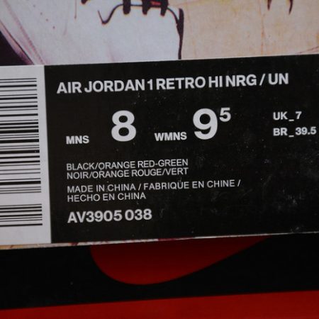 Air Jordan 1 Retro High Og-sf "solefly Art Basel AV3905-038 - Image 4