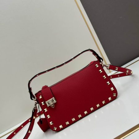 Valentino Garavani Rockstud Shoulder Bag Women Red - Image 2