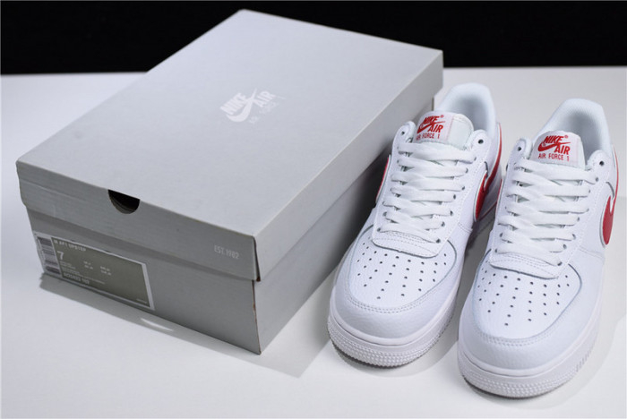 Nike Air Force 1 07 White Red AO2423-102 - Image 11