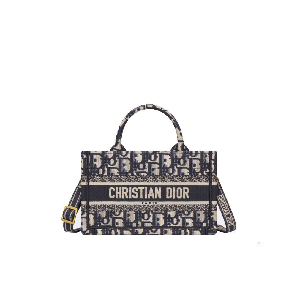 Dior Book Tote With Strap - Image 1