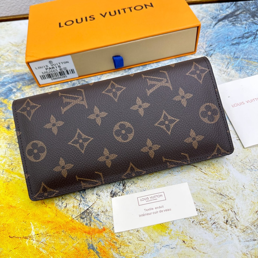 LV Brazza Flip Wallet N62665 - Image 3