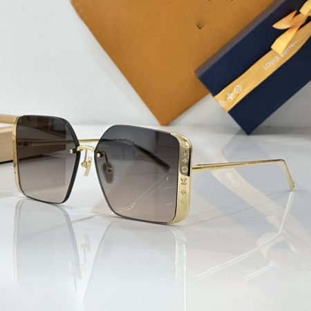 LV Lrregular Metal Frame Sunglasses Top Quality - Image 6