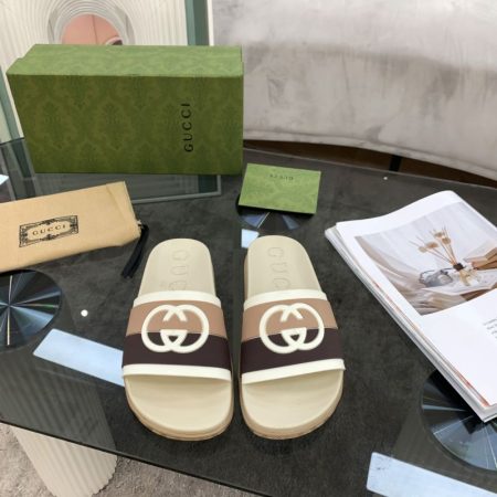 Gucci (WMNS) Slide Interlocking G  655461 - Image 5