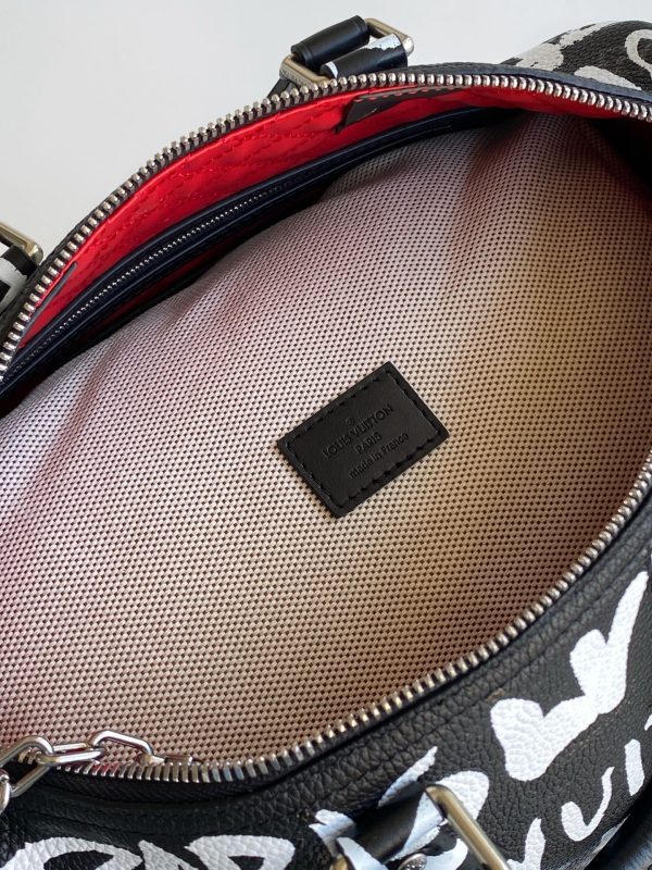 LV Speedy P9 Bandoulière 30 Scribble Autres Cuirs Monogram