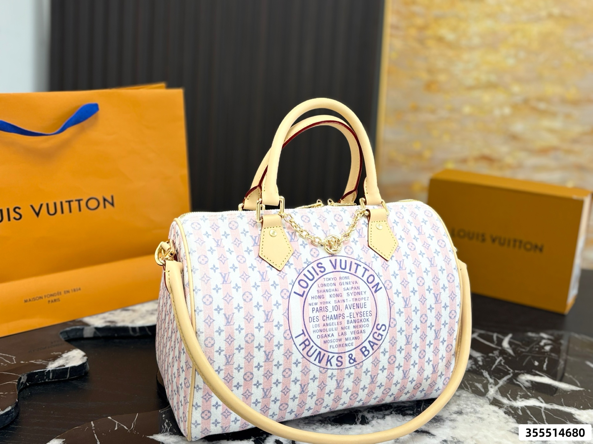 LV Speedy Soft 30 Pillow Case - Image 3