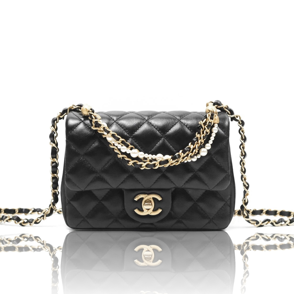 Chanel 24P Mini Square Black - Image 1