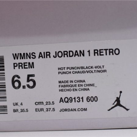 Air Jordan 1 High Premium Hot Punch AQ9131-600 - Image 4