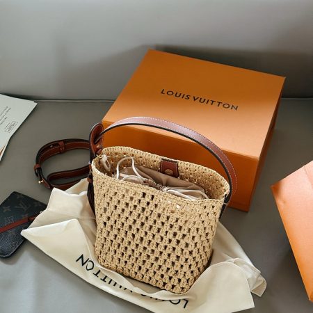 LV RESORT Collection Raffia Bag