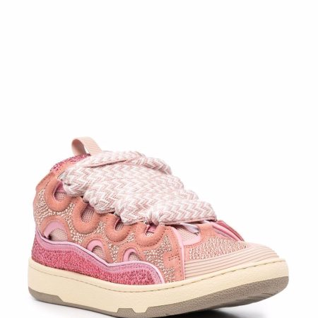 Lanvin LEATHER CURB SNEAKERS - Image 2