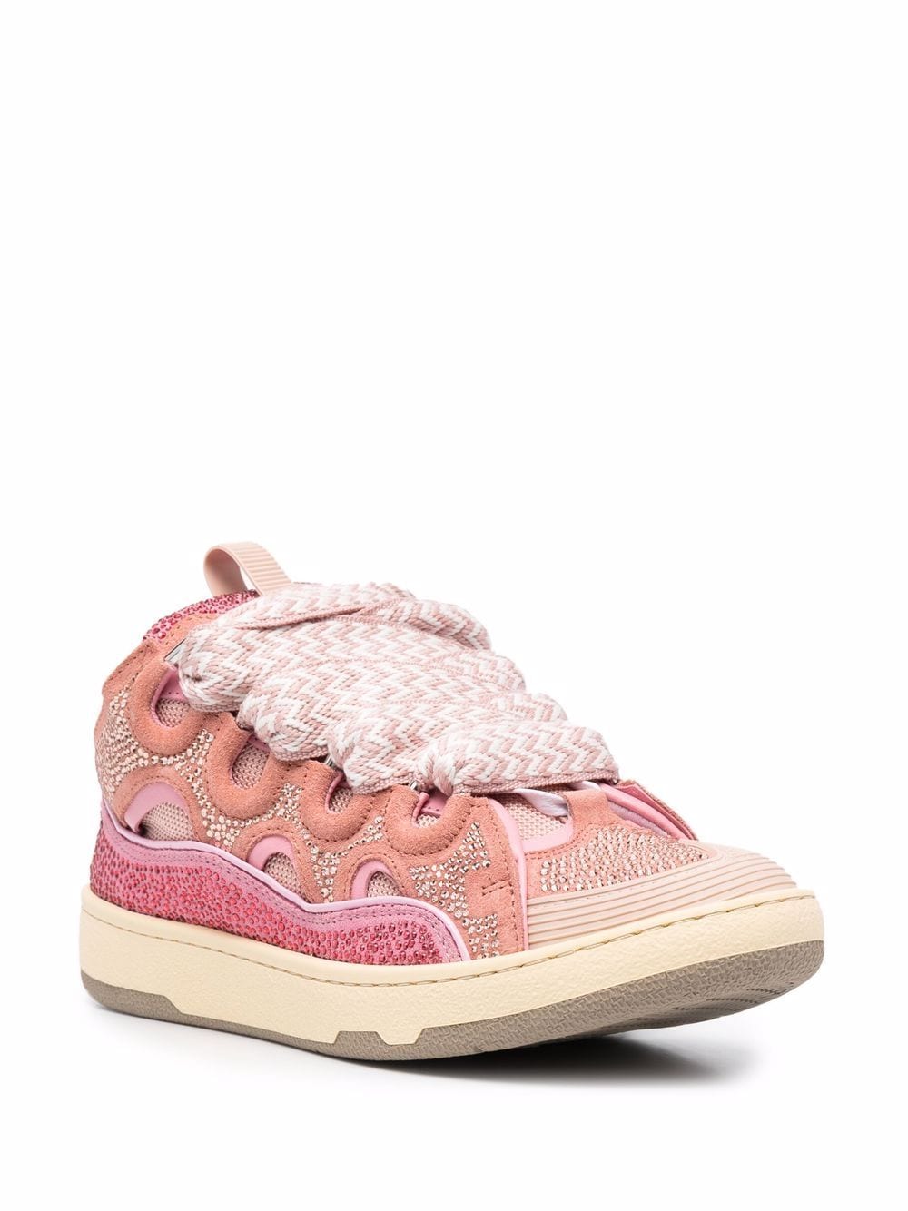 Lanvin LEATHER CURB SNEAKERS - Image 2