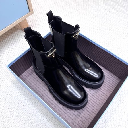 Prada Platform Ankle Boots - Image 2