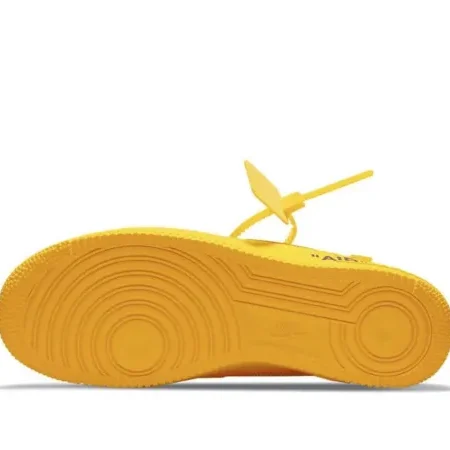 DD1876-700 Off-White x Nike Air Force 1 Low University Gold - Image 7