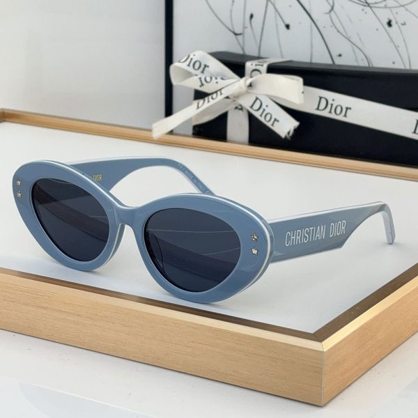 Dior Star Logo Acetate Fibre Cat eye sunglasses Top quality