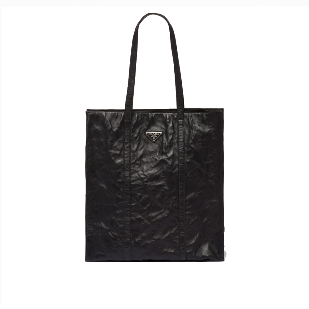 Prada Medium Antique Nappa Leather Tote - Image 1
