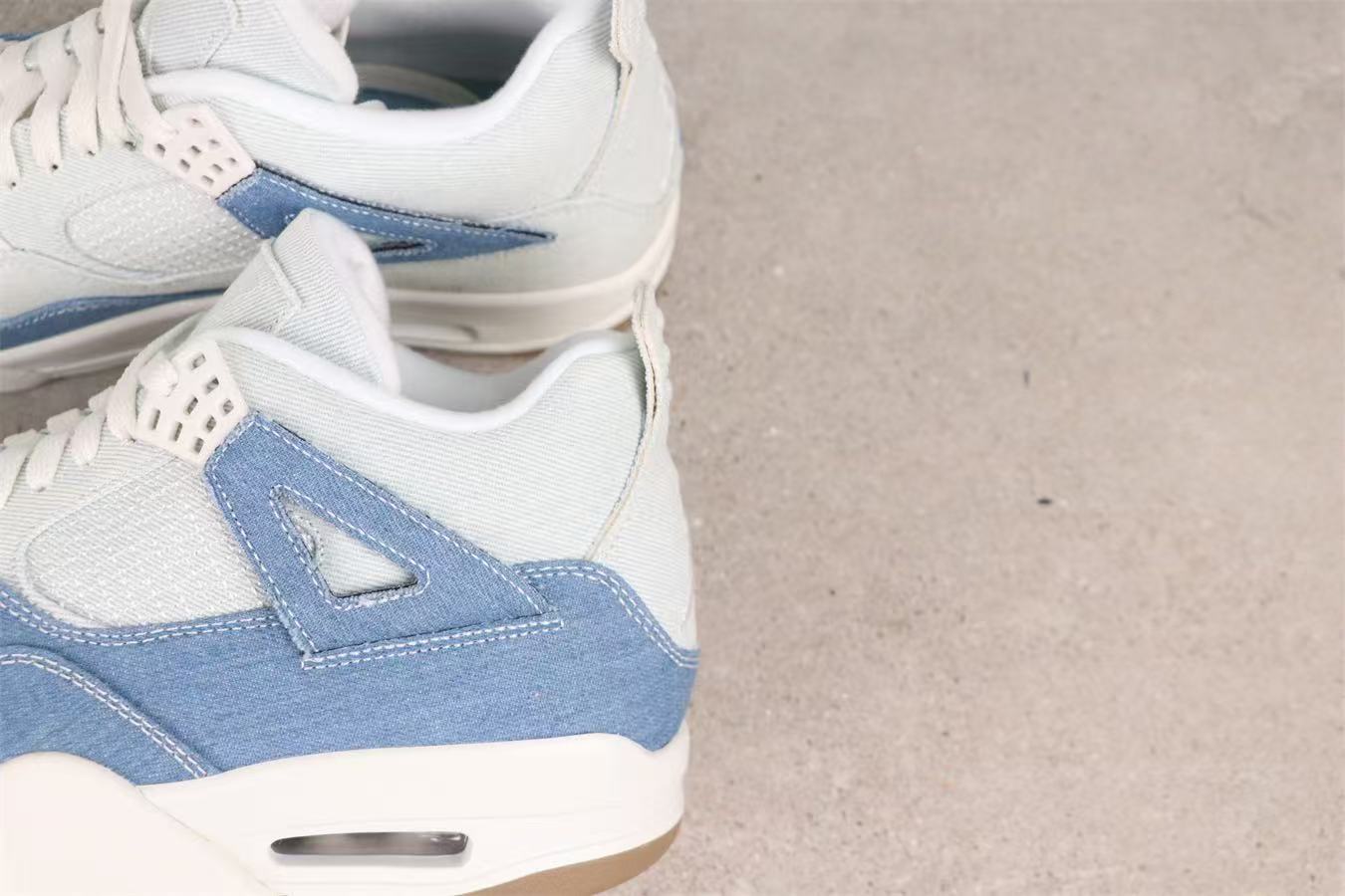 AIR JORDAN 4 Sneakers Denim "Worn Blue" IB6716-100 - Image 3