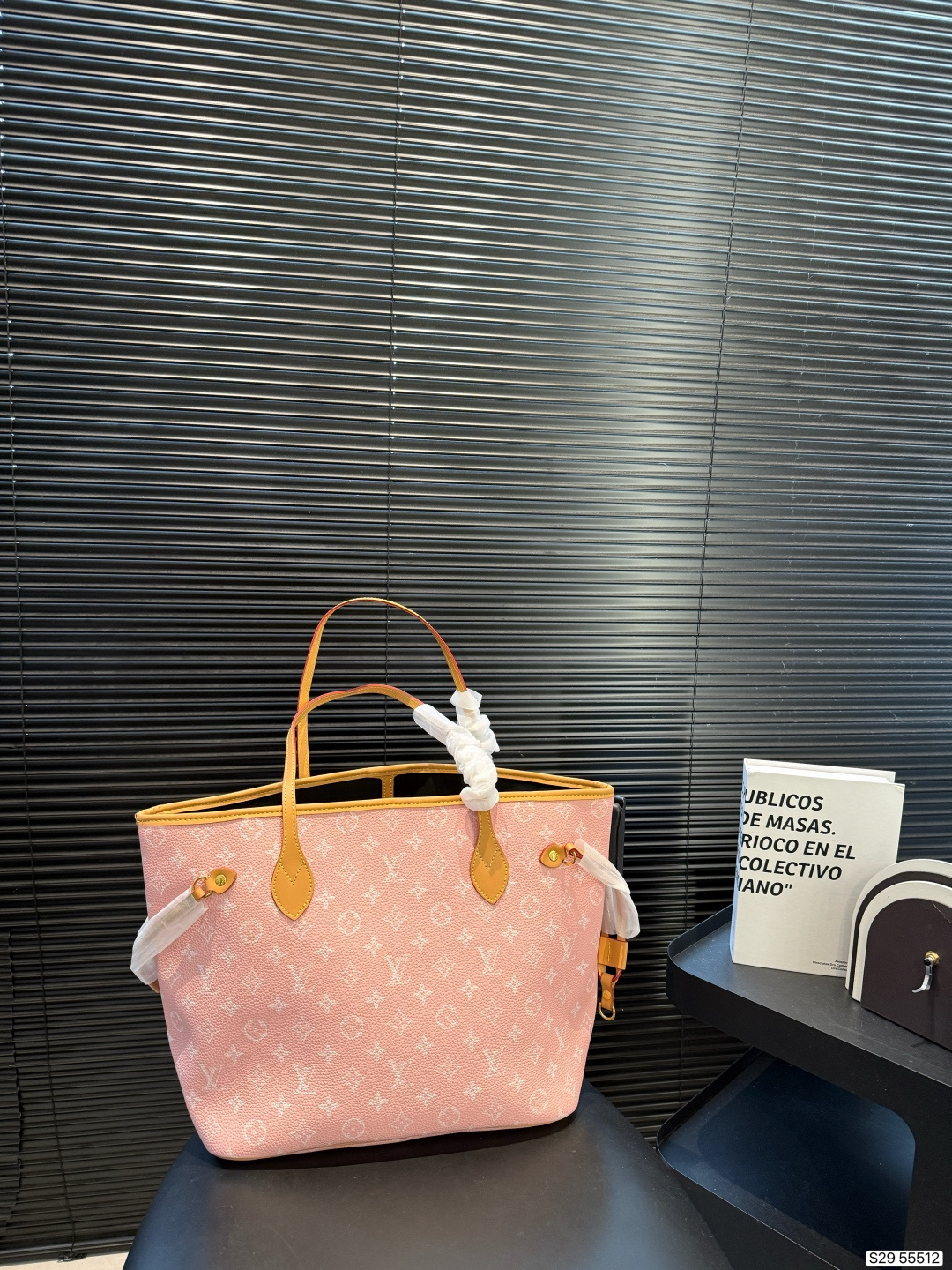 LV Monogram Shopping Bag - Image 6