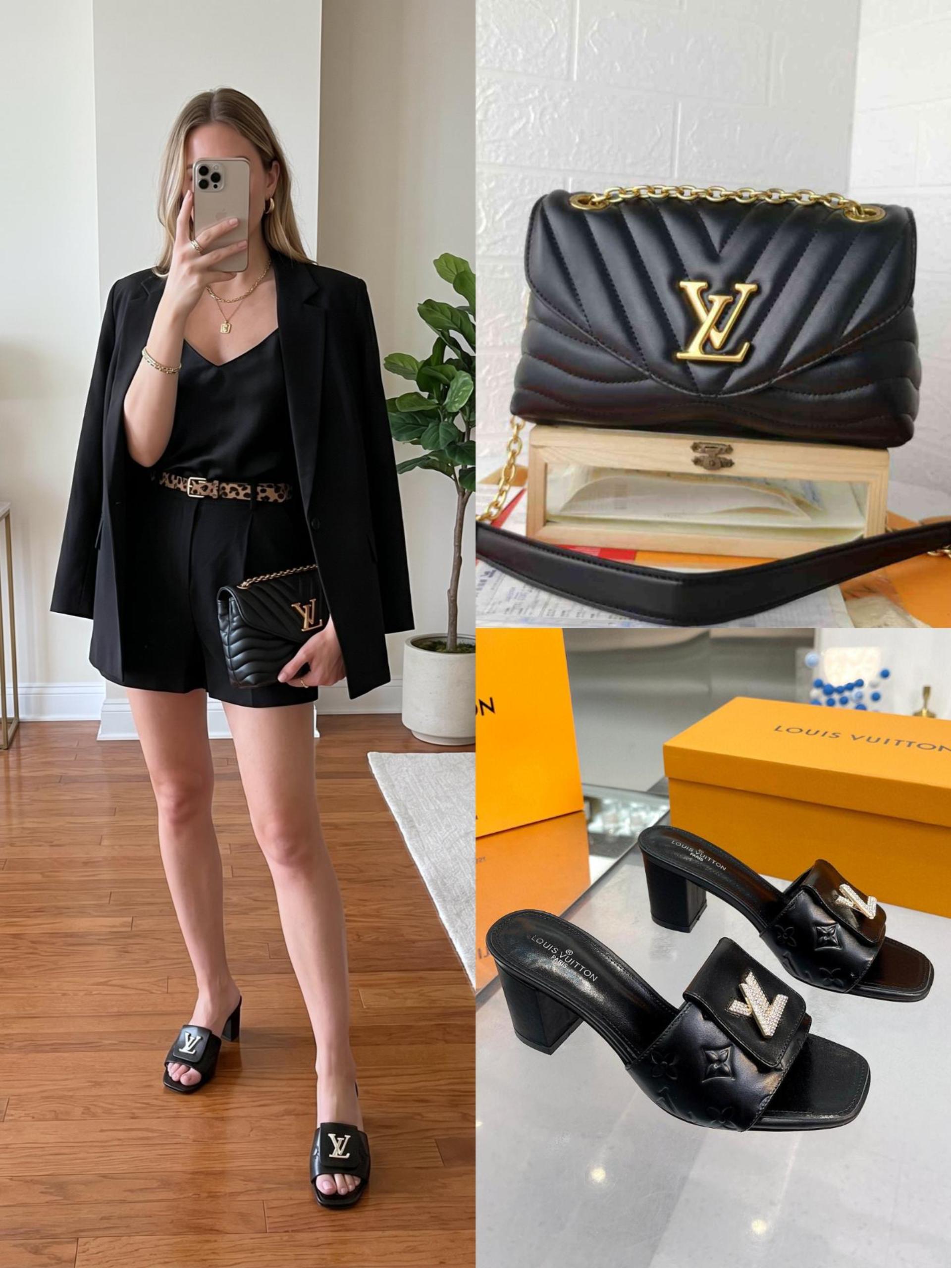 LV Shoes & Bag Set - Image 1