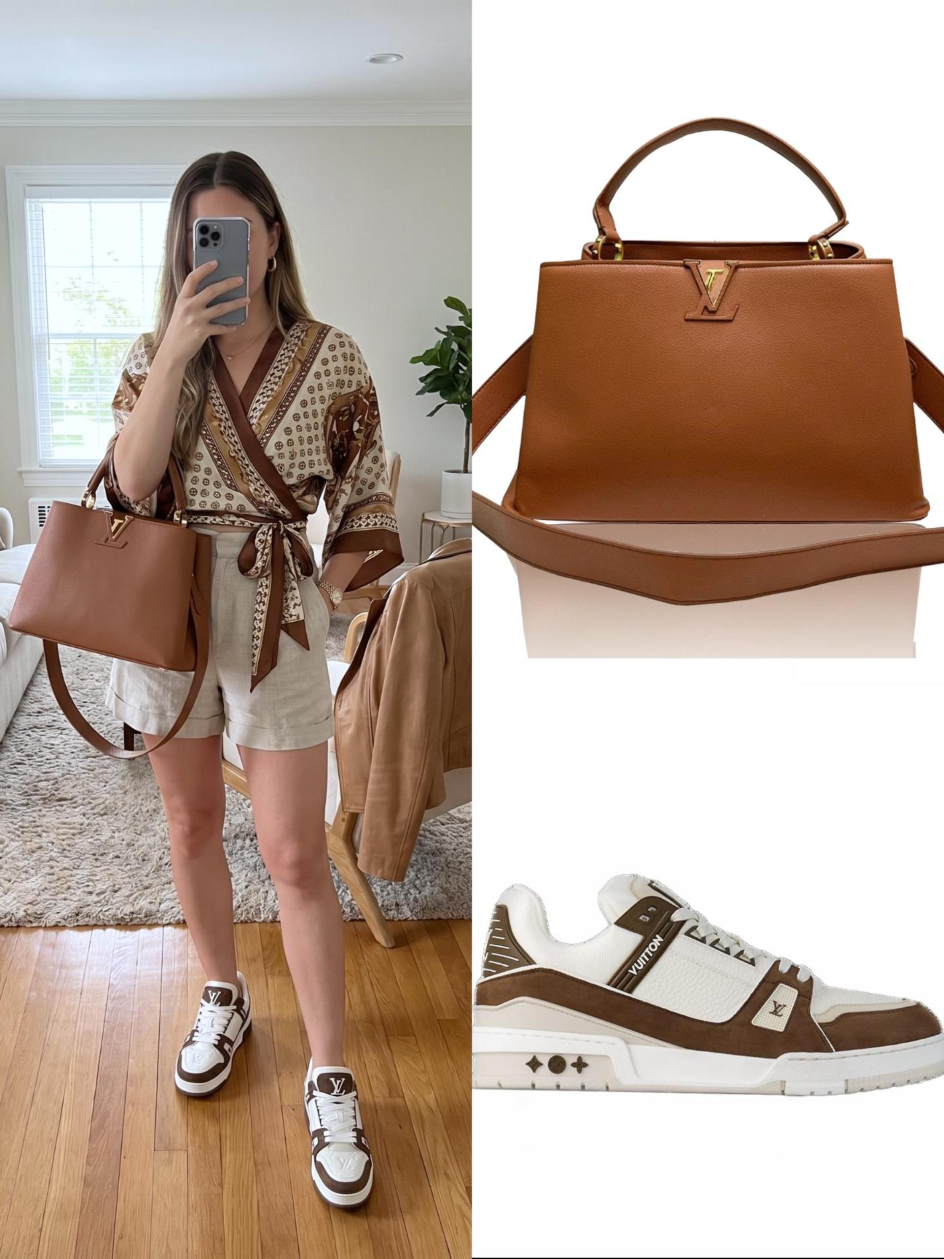 LV Shoes & Bag Set - Image 1