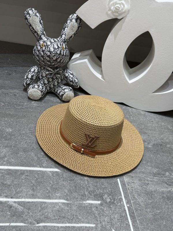 LV Flat-Top Straw Ha