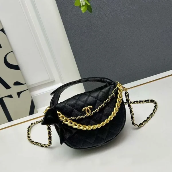 Chanel Pouch on Gold Chain