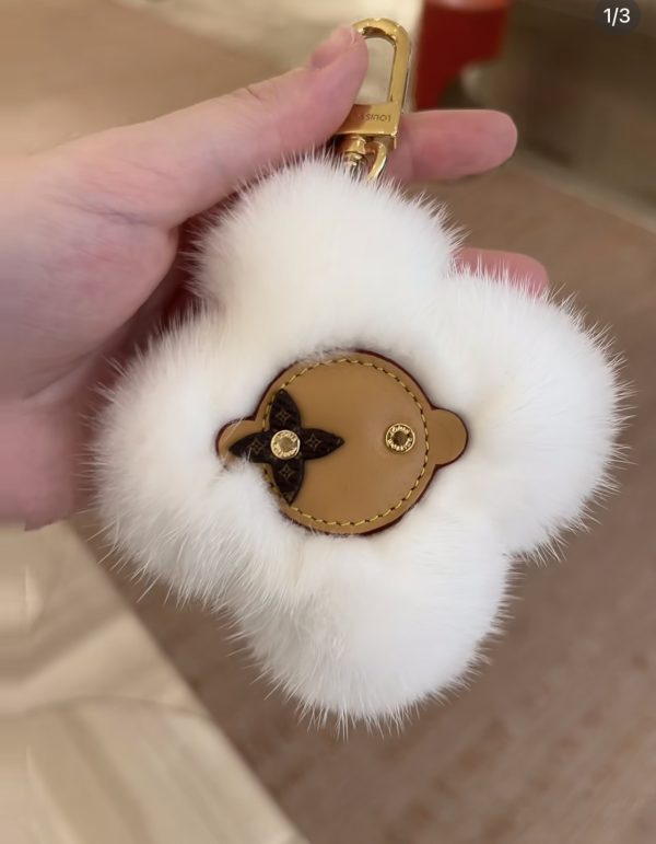 LV Vivienne Shearling Bag Charm