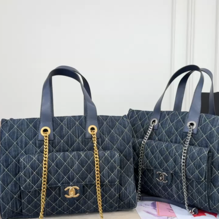 Chanel Denim Tote Bag - Image 1