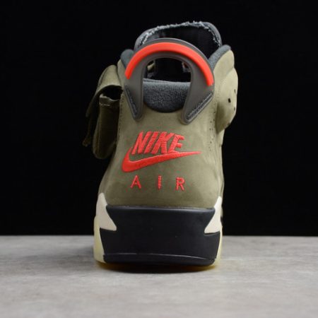 Travis Scott Air Jordan 6 Medium Olive Cactus Jack CN1084-200 - Image 5