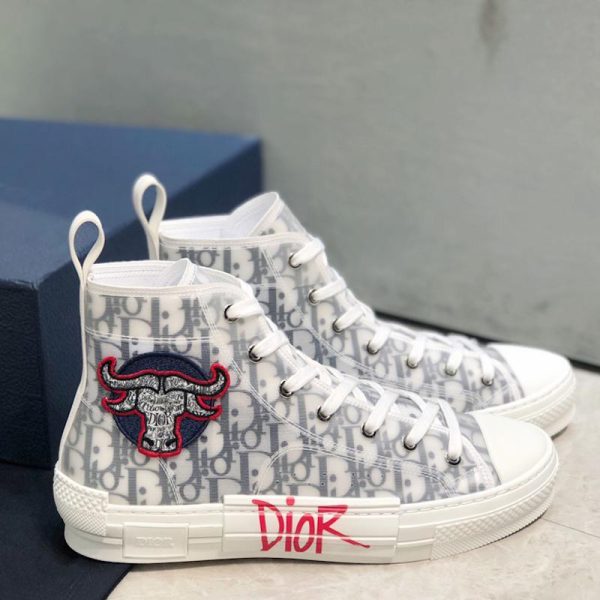 Dior B23 High Top Oblique Foxton Print