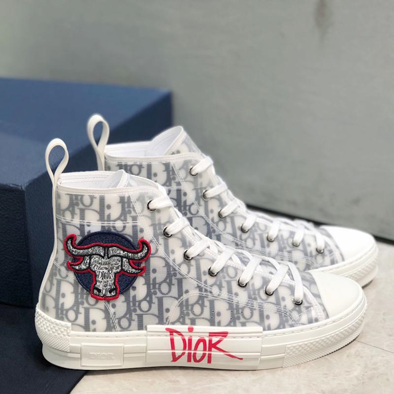 Dior B23 High Top Oblique Foxton Print - Image 6