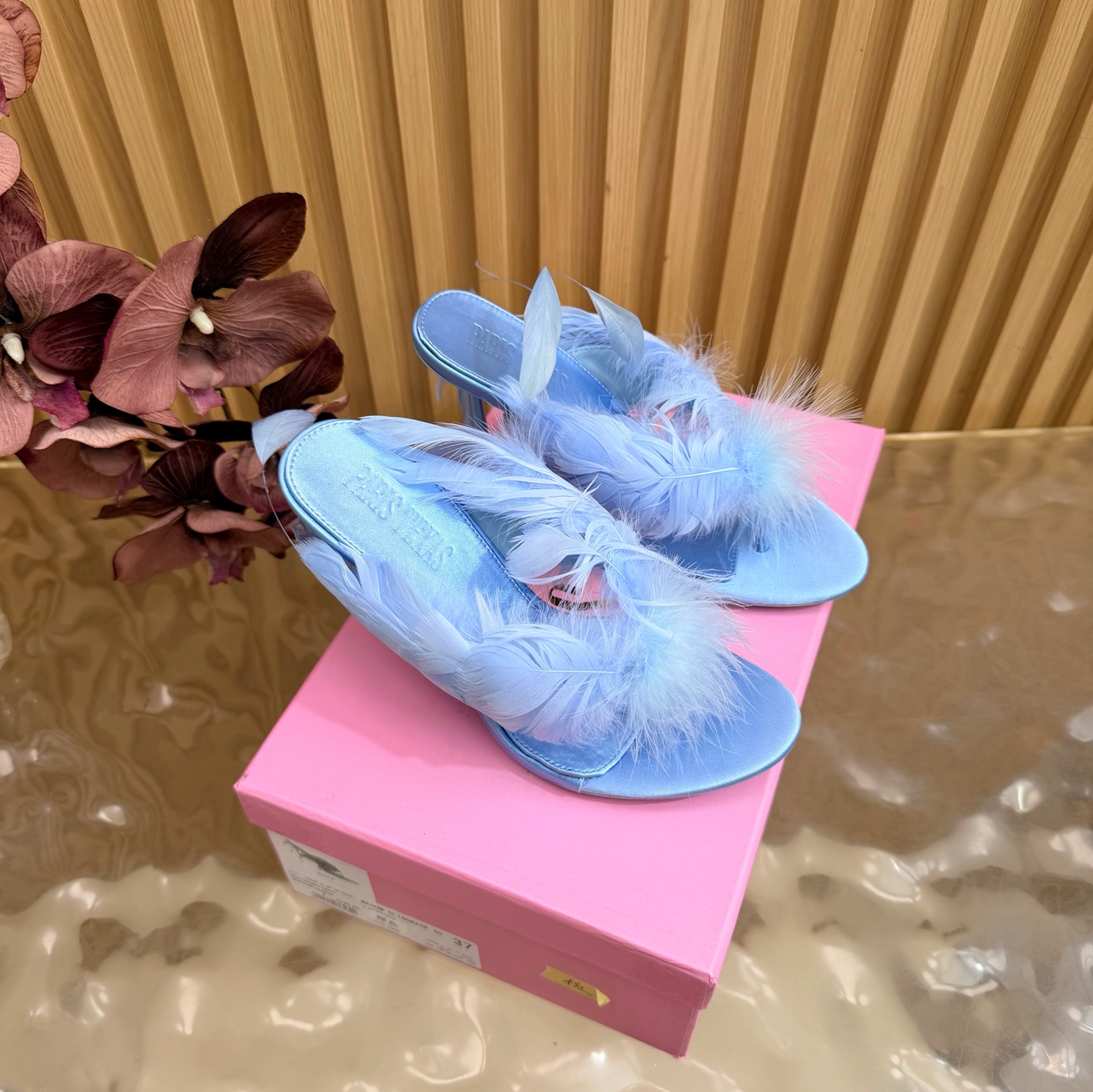 Paris Texas🪶 New Feather-Print Flip-Flops - Image 5