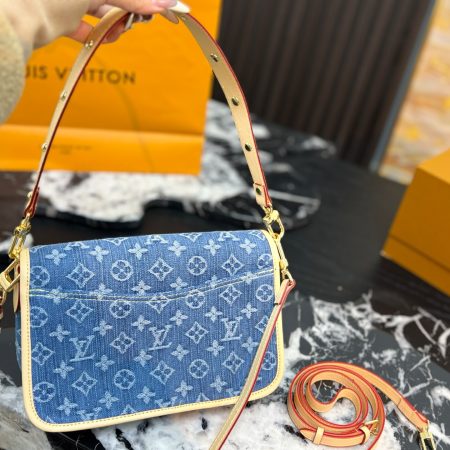LV Diane Monogram Denim Bag - Image 6