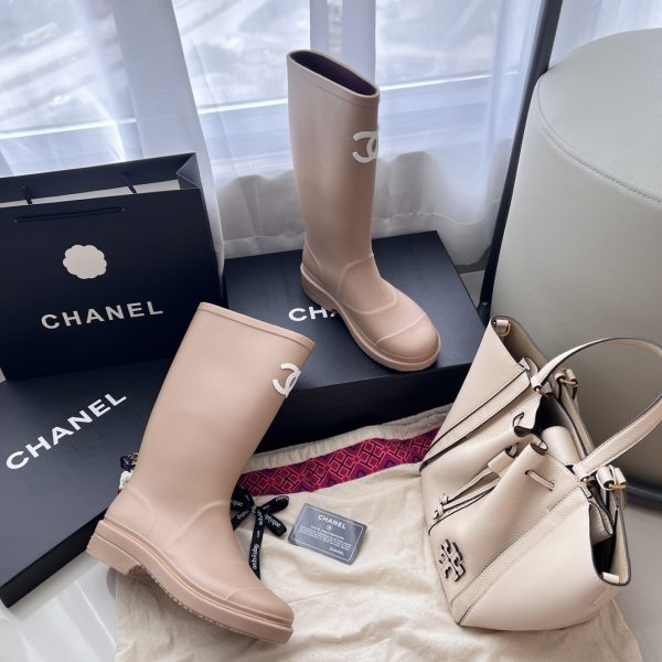 Chanel Rain Boots