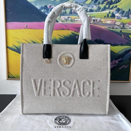 Versace Canvas Tote Bag - Image 5