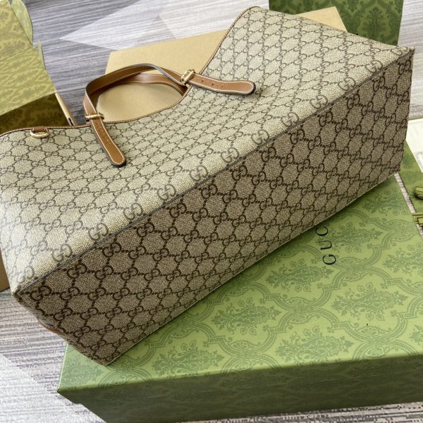 Gucci GG Emblem Large Tote Bag