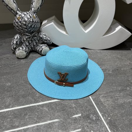 LV Flat-Top Straw Ha - Image 4