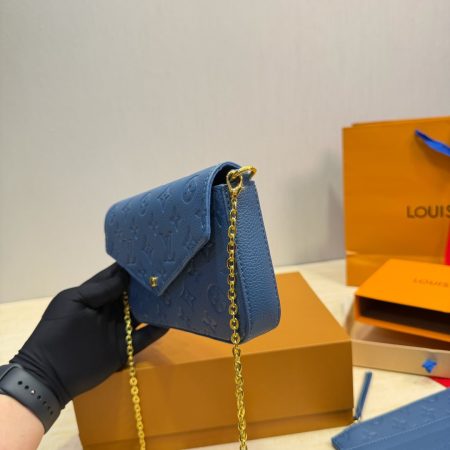 LV Pochette Felicie Monogram Empreinte Bag - Image 3