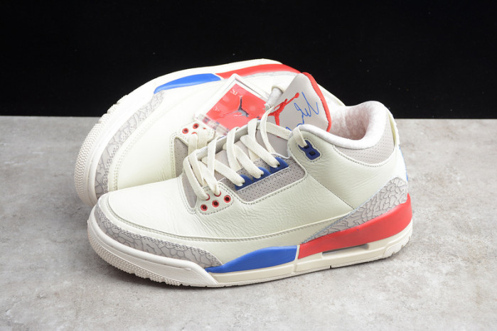 AIR JORDAN 3 RETRO "CHARITY GAME" sail red mens 136064-140 - Image 11
