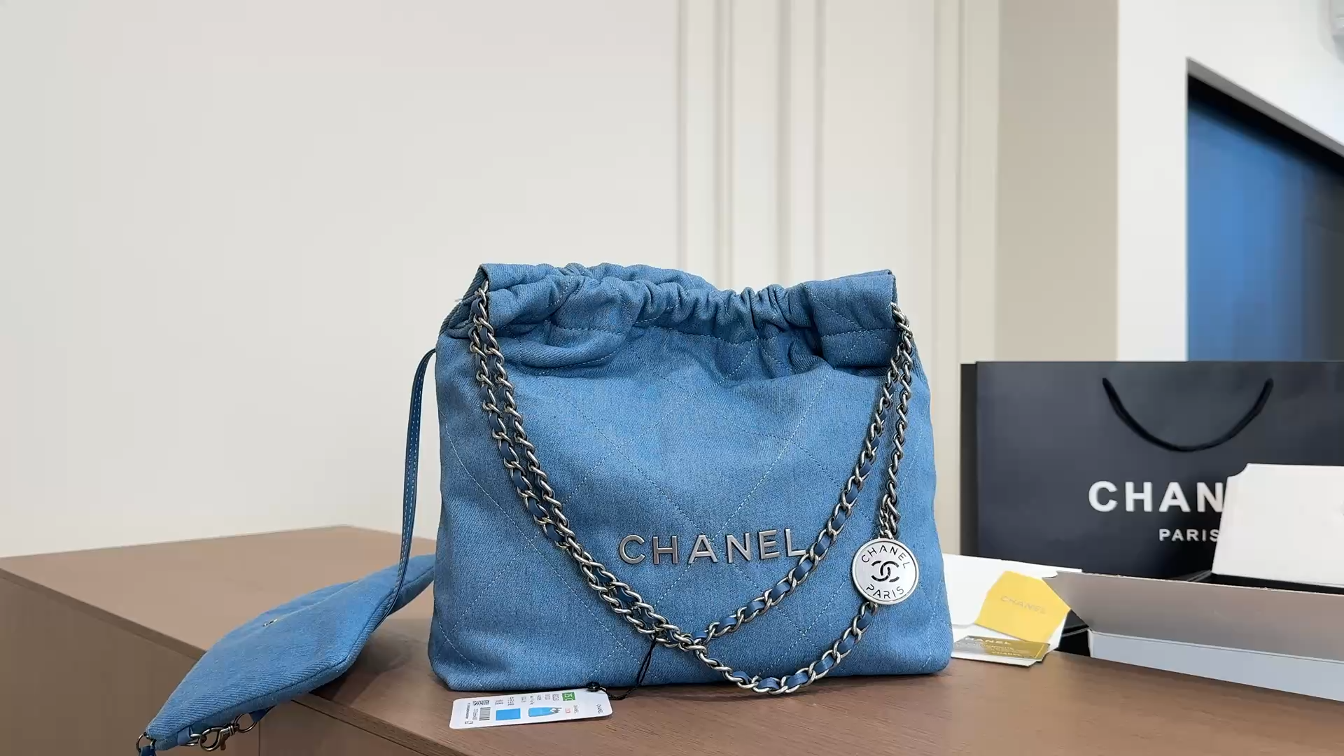 Chanel Denim Tote Bag - Image 1