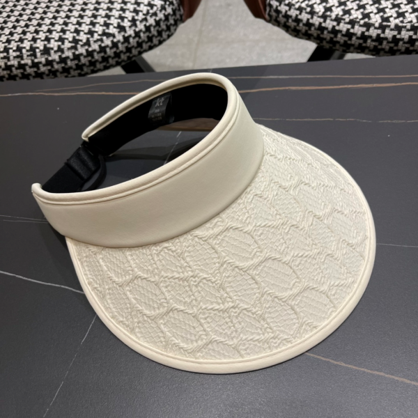 Prada Small Fragrant Wind Shade UV Protection Empty Top Hat  Sunhat