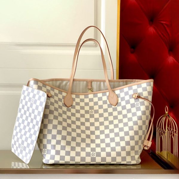 LV Neverfull Monogram Damier Totebag
