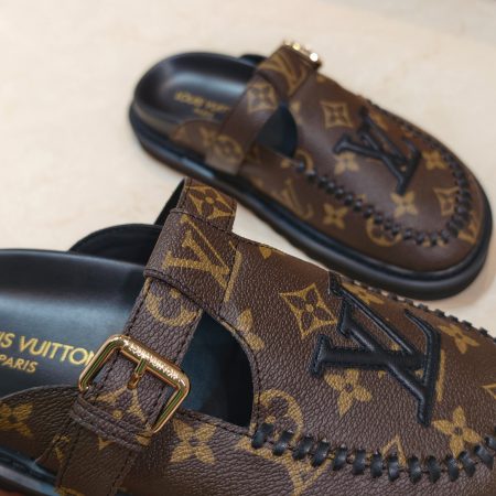 LV Easy Monogram Mules - Image 9