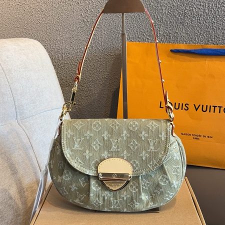 LV Monogram Denim Sunset Bag - Image 4